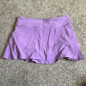 Lululemon purple tennis skirt size 8